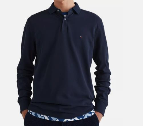 Tommy Hilfiger Men's 1985 Regular Fit Long Sleeve Polo Shirt XL NEW  MW20183 401