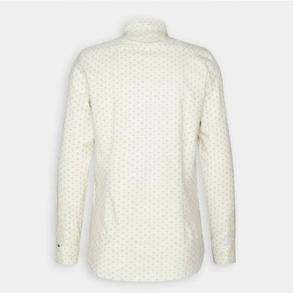 Tommy Hilfiger Men's Flex Slim Brushed Twill Printed Shirt L NEW MW33306 971