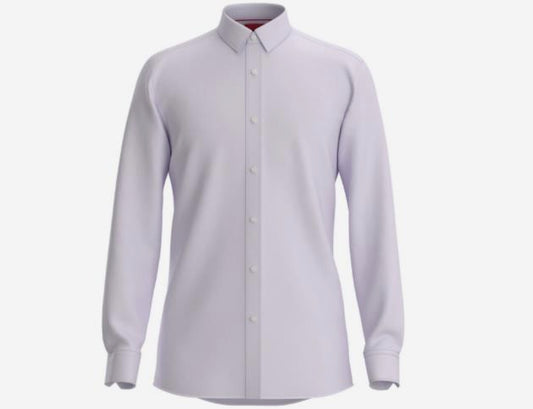 Hugo Boss Mens Pastel Purple Extra-Slim Dress Shirt 15.5   50479219