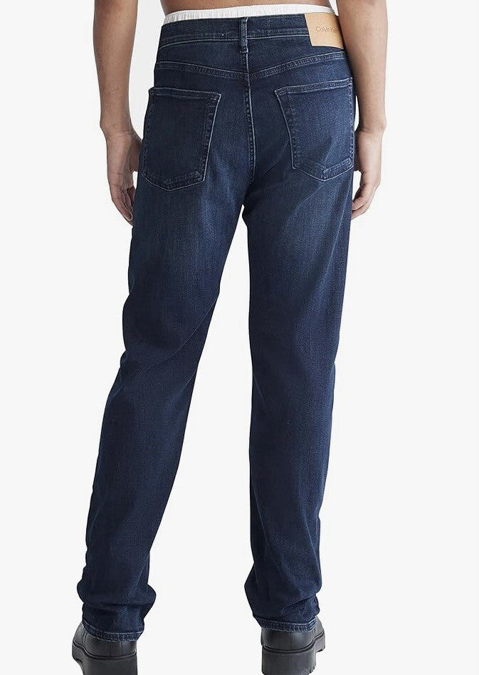 Calvin Klein Mens BOSTON BLUE Standard Straight Jeans 38 X 30 $89.50 40JM747460