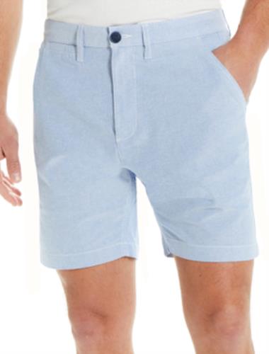 Weatherproof Vintage Men's 7 Inch Solid Oxford Shorts 40 $60  S2370421ME