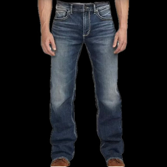 Silver Jeans Co. Men's Craig Classic Fit Bootcut Jeans 40 X 30 $98  M23604ECF349