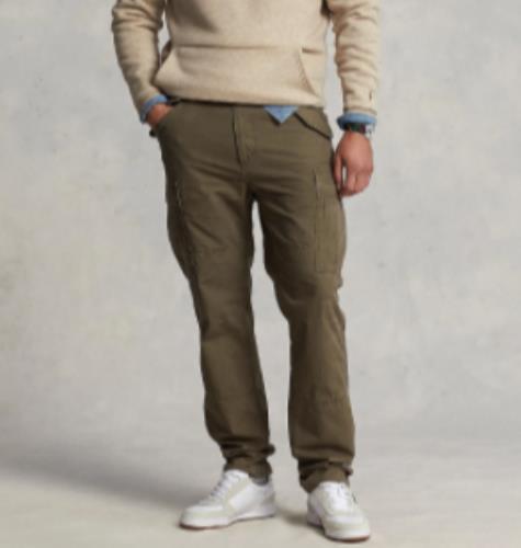 Polo Ralph Lauren Big & Tall Classic Fit Canvas Cargo Pants 48 X 30 711889665002