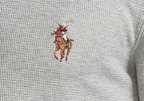 POLO RALPH LAUREN Men's Polo Riding Bear Waffle-Knit Thermal Sleep Shirt L $45