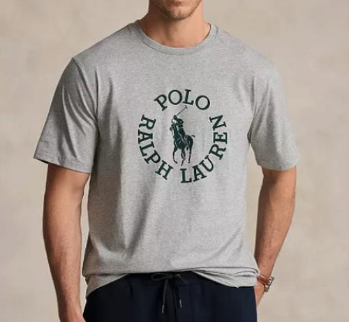 Polo Ralph Lauren Men's Big & Tall Big Pony Logo Jersey T-Shirt 2XL B $69.50