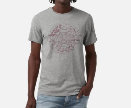 Buffalo David Bitton Men's Gray Tiloop Short Sleeve T Shirt XXL BM24183