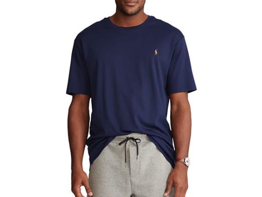 Polo Ralph Lauren Men Big & Tall Soft Cotton Crewneck T-Shirt XL T 711740727001