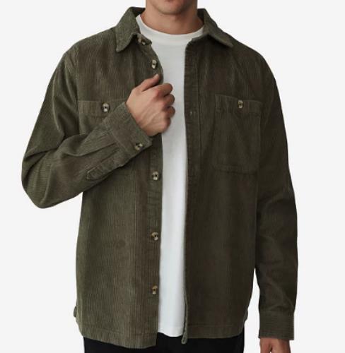 COTTON ON Men's Heavy Corduroy Jacket Over shirt M $70   9357755185805