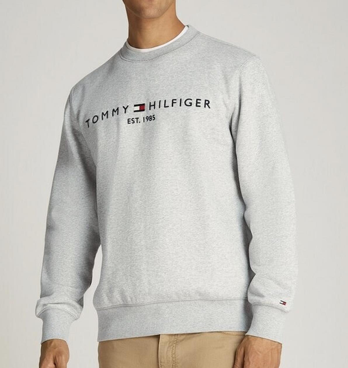 Tommy Hilfiger Mens Cotton Blend LOGO Sweater Sweatshirt XXL $90     MW11596 023