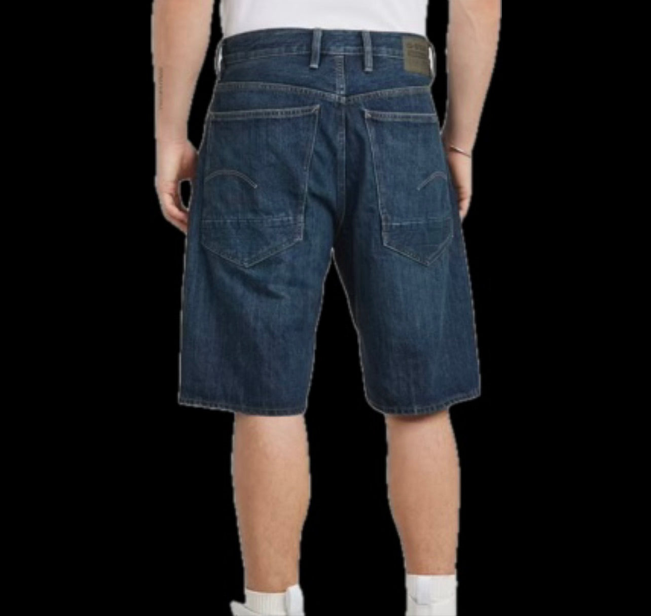 G-Star RAW Mens Loose fit Denim Shorts 36 $120    D24443-D577-G334