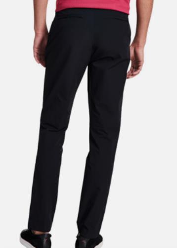 Calvin Klein Mens Black Slim Tech Performance Jet Pants 35 X 30 $95 JETTPS9W0100