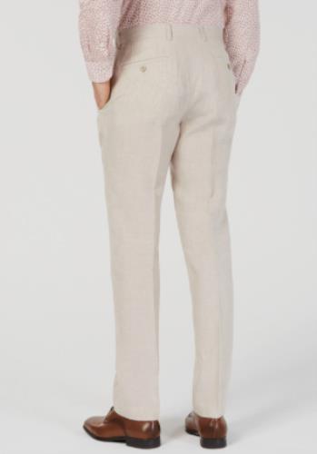 Bar III Men's Slim Solid Stretch Linen Pants 31 X 32 NEW $135 MLCOPC1Y17