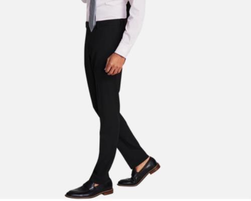 Ben Sherman Men's Black Solid Skinny Pants 33 X 30 New BYPYPN6A0101