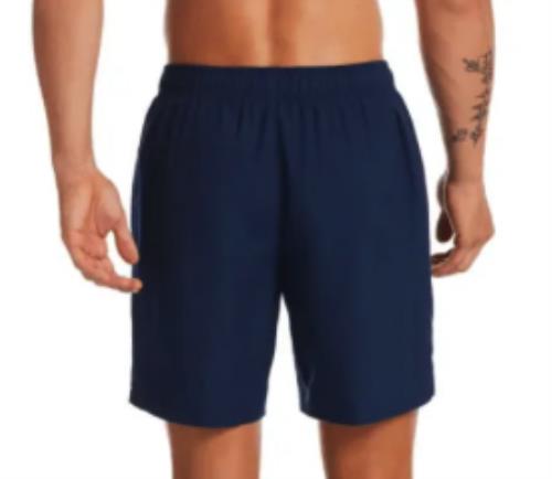 NIKE Mens NAVY Volleyball Beach 7" SWIMMING SHORTS XL $48  NESSA559 440
