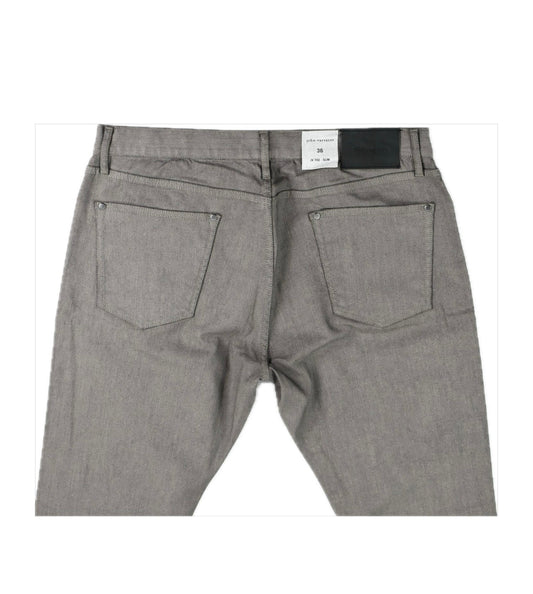 John Varvatos Mens Steal Gray Slim Jeans 36 NEW $368 J702Z2-BRIA