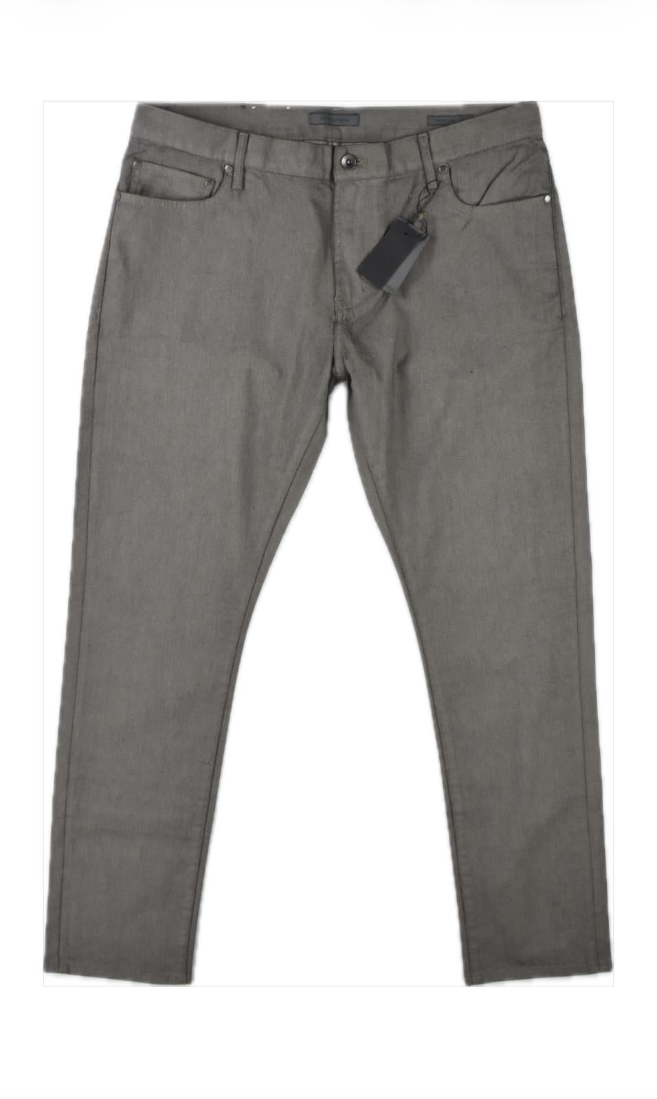 John Varvatos Mens Steal Gray Slim Jeans 36 NEW $368 J702Z2-BRIA