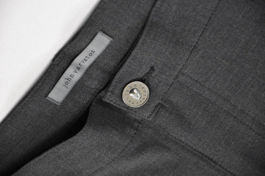 John Varvatos Mens Navy Slim Wool Blend 5-Pocket Pants 32 NEW $498  J293V4-BBTG