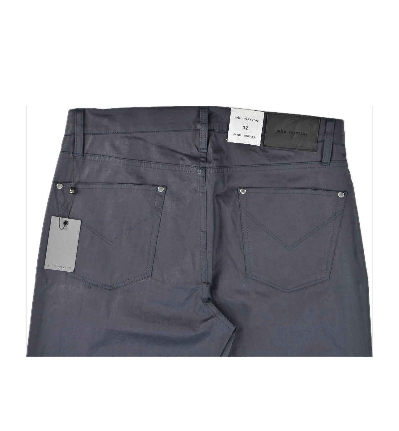 John Varvatos Men's Coated Regular Fit Jeans 32 NEW $498 J701Y2 CADA