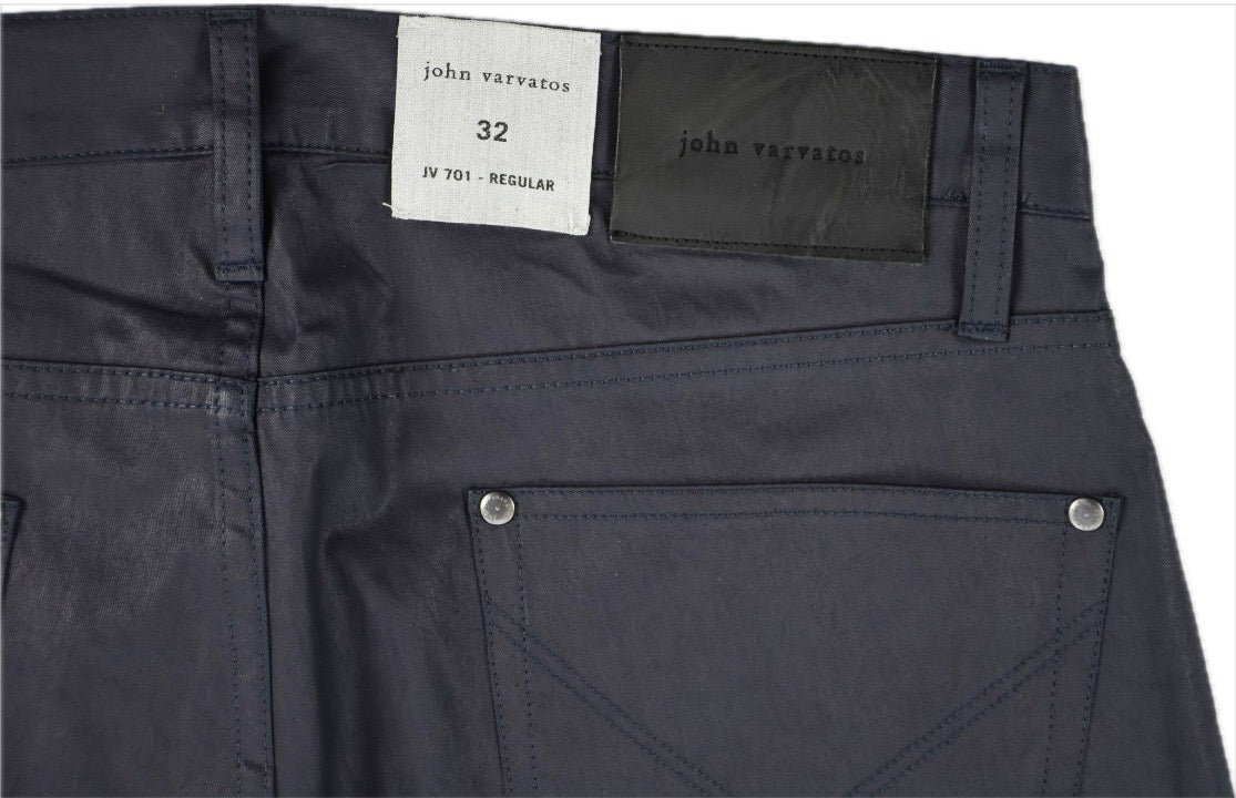 John Varvatos Men's Coated Regular Fit Jeans 32 NEW $498 J701Y2 CADA