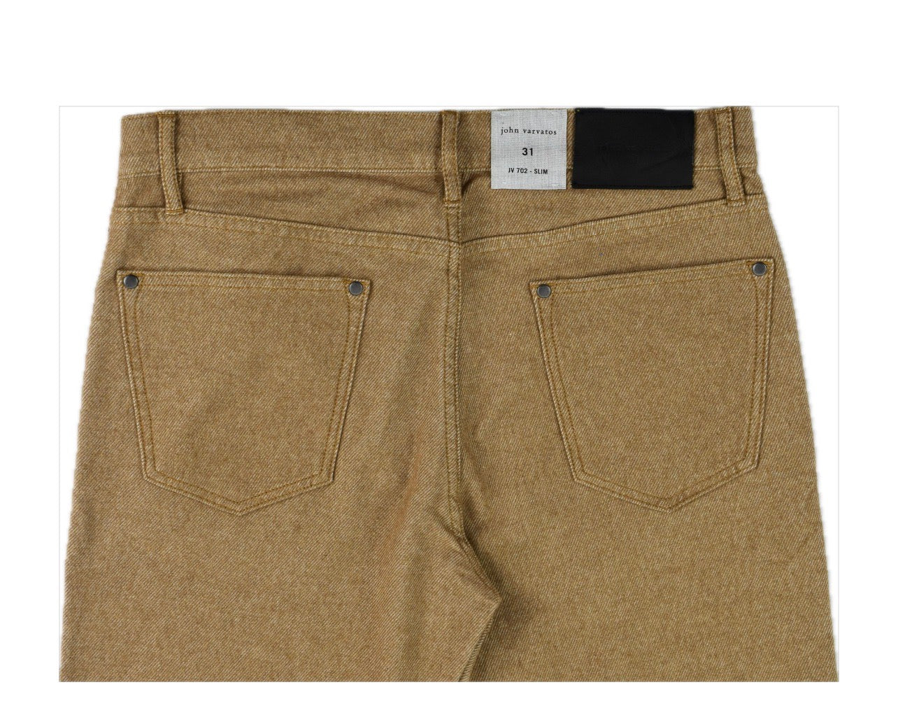 John Varvatos Mens Slim Twill 5-Pocket Pants 31 NEW $348 J702Y3-DAIH