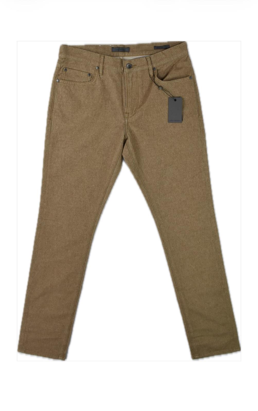 John Varvatos Mens Slim Twill 5-Pocket Pants 31 NEW $348 J702Y3-DAIH