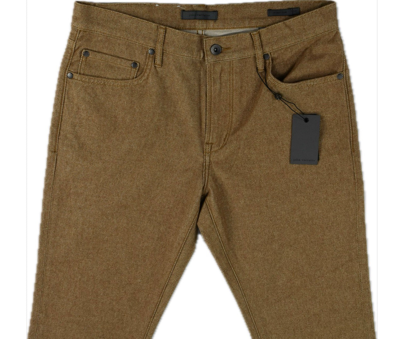 John Varvatos Mens Slim Twill 5-Pocket Pants 31 NEW $348 J702Y3-DAIH