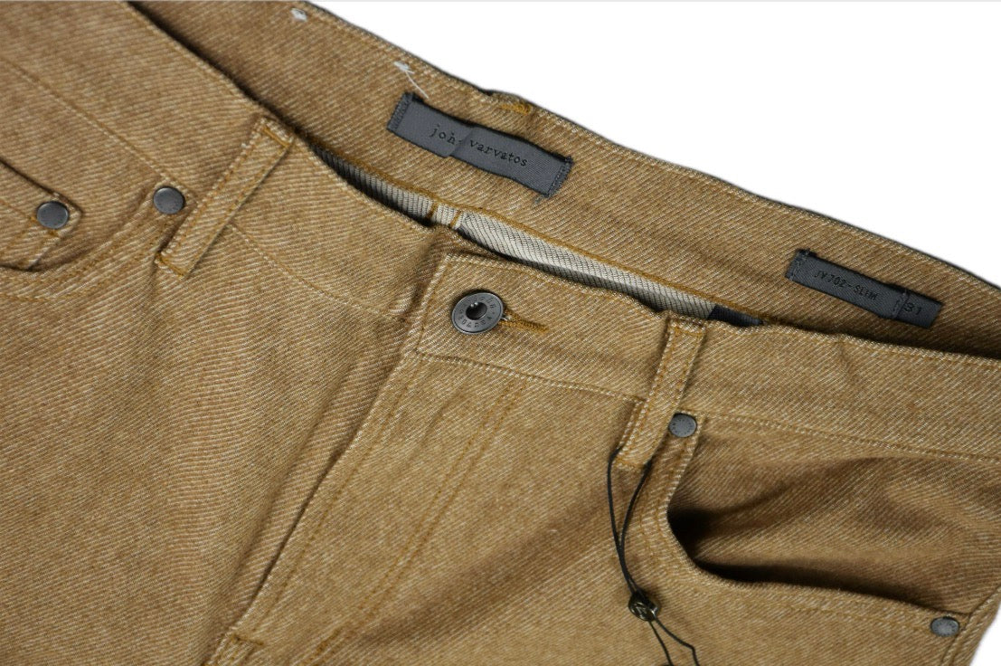 John Varvatos Mens Slim Twill 5-Pocket Pants 31 NEW $348 J702Y3-DAIH