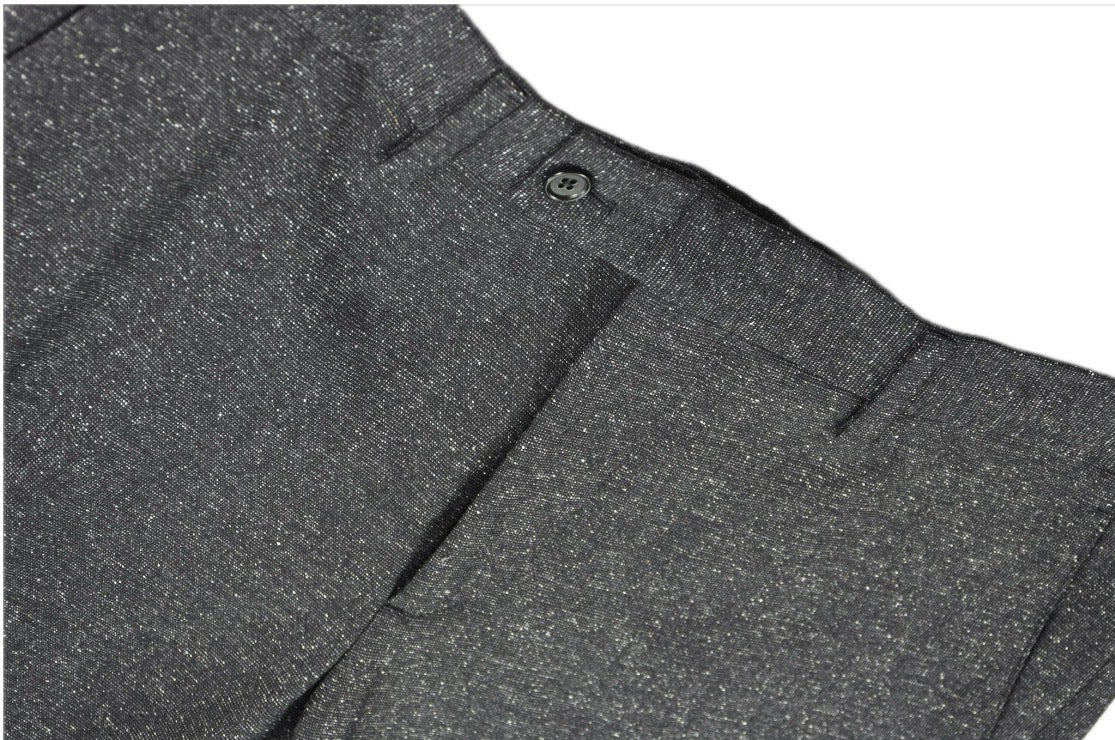 John Varvatos Men's Slim Wool Silk Blend Neat Texture Pants 31 Imperfect $598