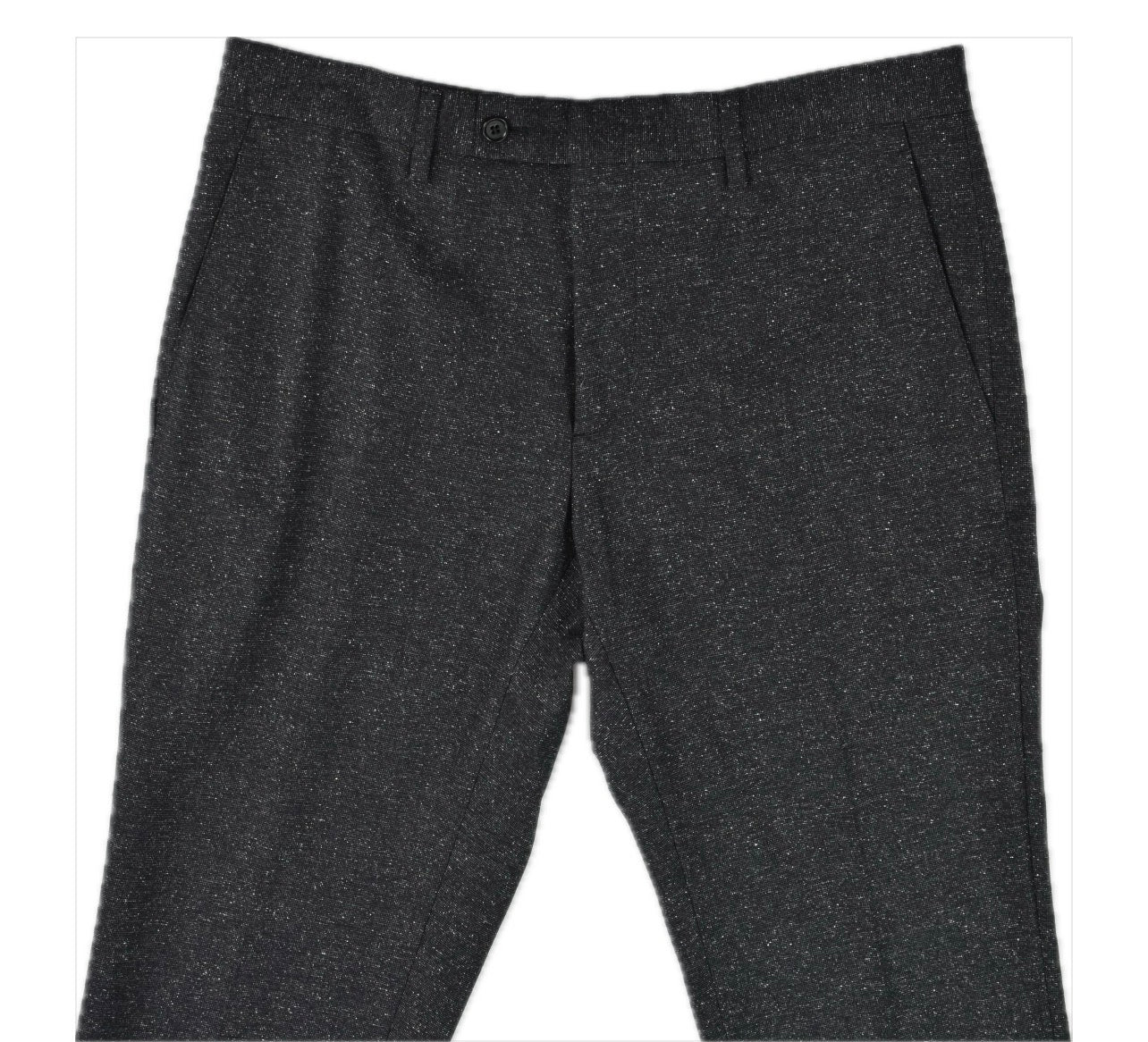 John Varvatos Men's Slim Wool Silk Blend Neat Texture Pants 31 Imperfect $598