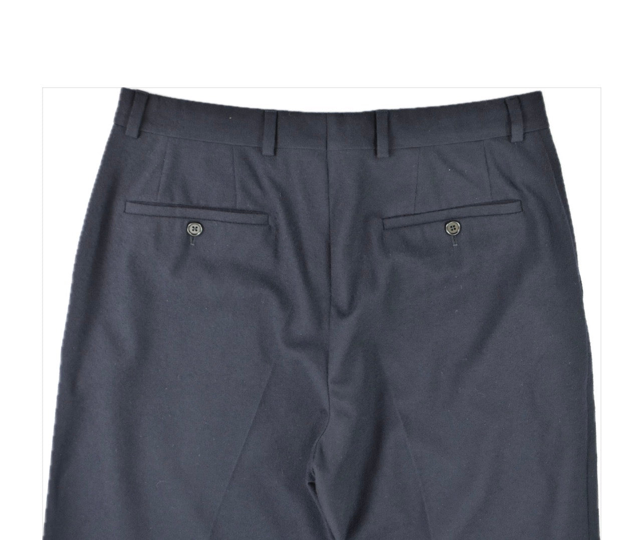 John Varvatos Men's Fleece Wool Navy Solid Pants 30 NEW