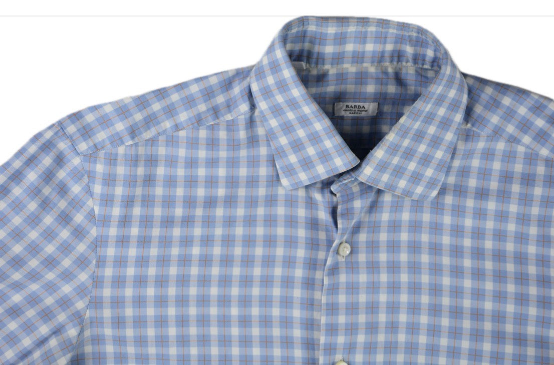 BARBA Napoli Men's Shirt Size 15.5