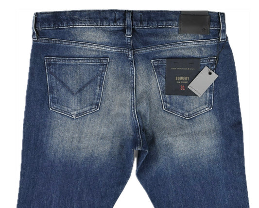 John Varvatos USA Mens Bowery Slim Straight Jeans 31 NEW $198 J306WX3B-BYRB