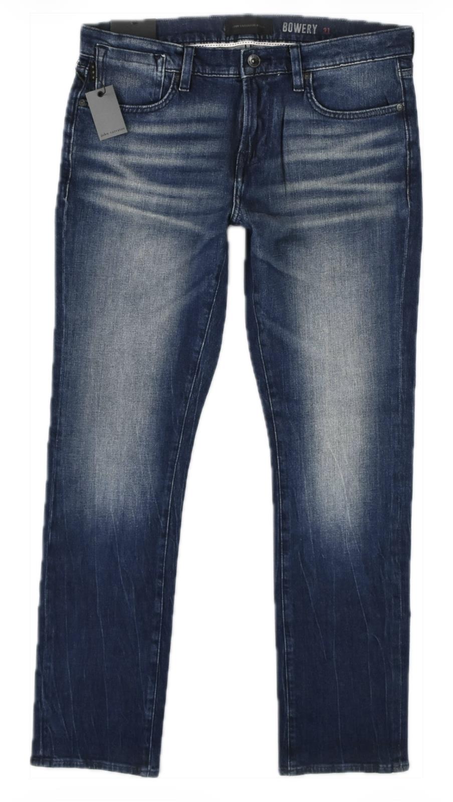 John Varvatos USA Mens Bowery Slim Straight Jeans 31 NEW $198 J306WX3B-BYRB
