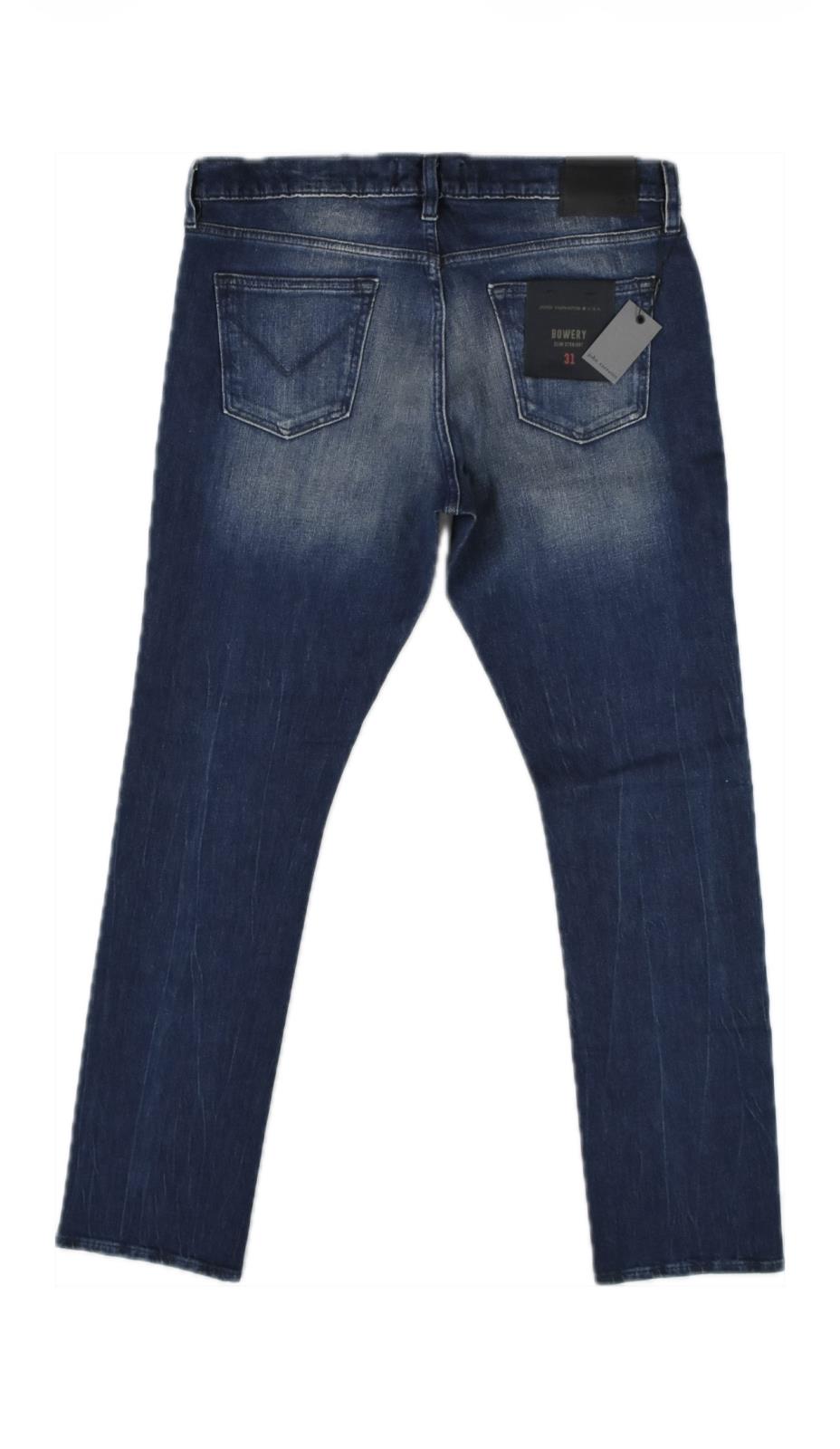 John Varvatos USA Mens Bowery Slim Straight Jeans 31 NEW $198 J306WX3B-BYRB