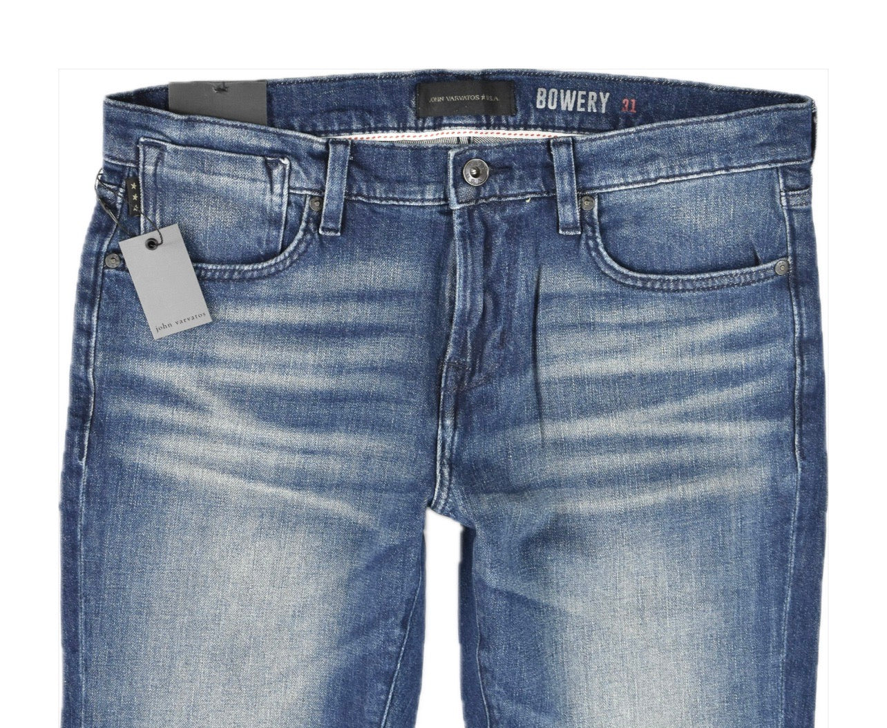 John Varvatos USA Mens Bowery Slim Straight Jeans 31 NEW $198 J306WX3B-BYRB