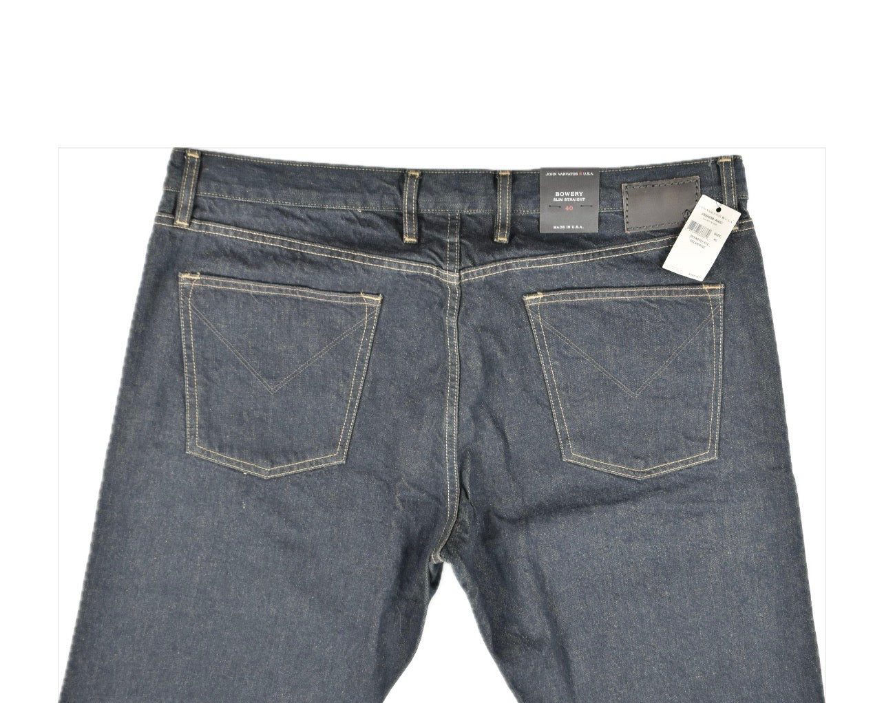 John Varvatos MADE USA Salvage Bowery Slim Straight Jeans 40 $268 J309Q3B-AWIC