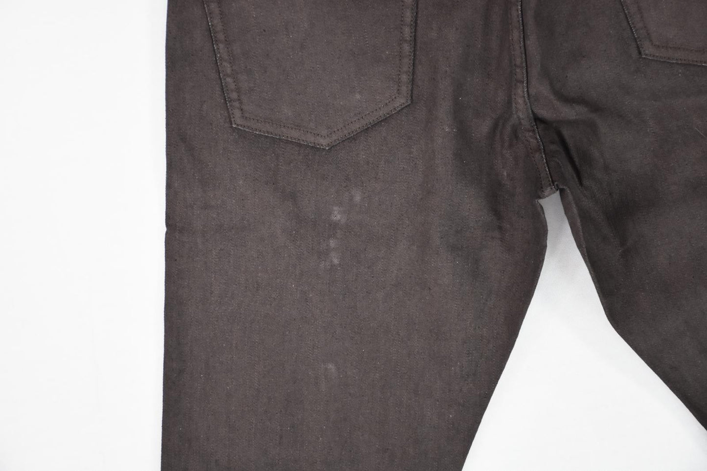 John Varvatos Mens Wood Brown Slim Coated Jeans 31 $368 J702Y4-BRIA Imperfect