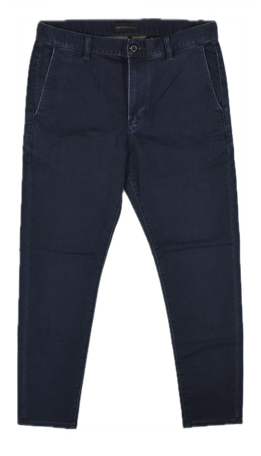 John Varvatos Mens Slim Tapered Navy Chino Pants 30 NEW $248 P953V3B BOWE