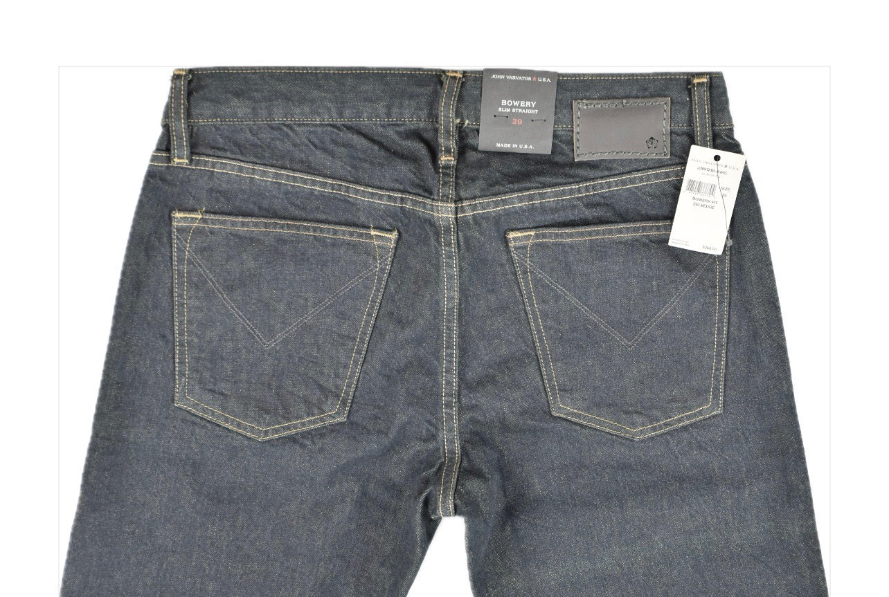 John Varvatos MADE USA Salvage Bowery Slim Straight Jeans 29 $268 J309Q3B-AWIC