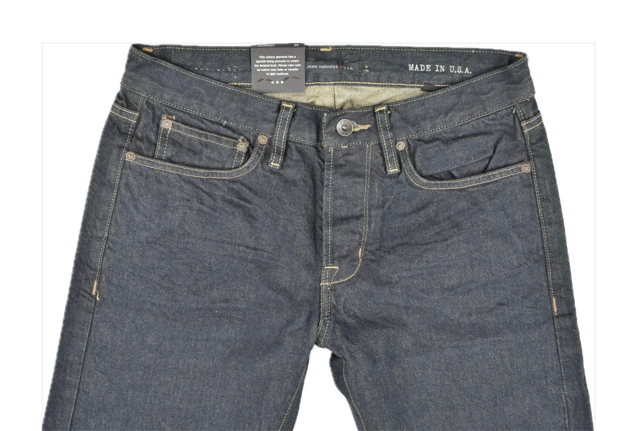 John Varvatos MADE USA Salvage Bowery Slim Straight Jeans 29 $268 J309Q3B-AWIC