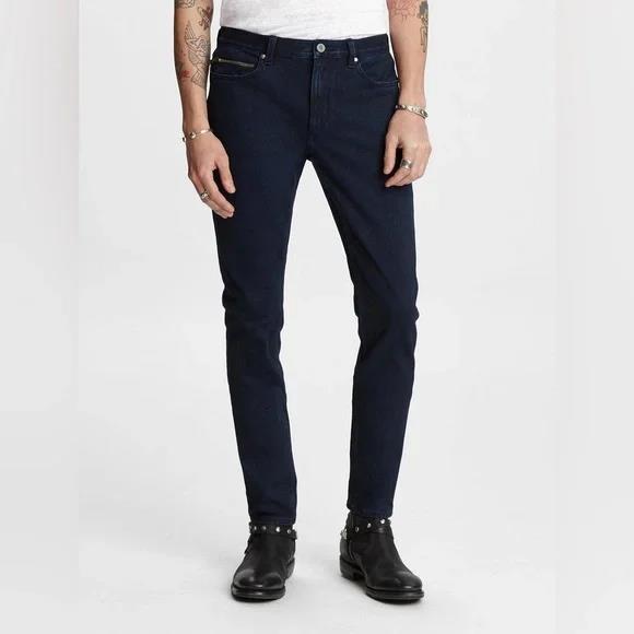 John Varvatos CHELSEA ZIP POCKET Jeans 31 $296 J332U3-BMMF