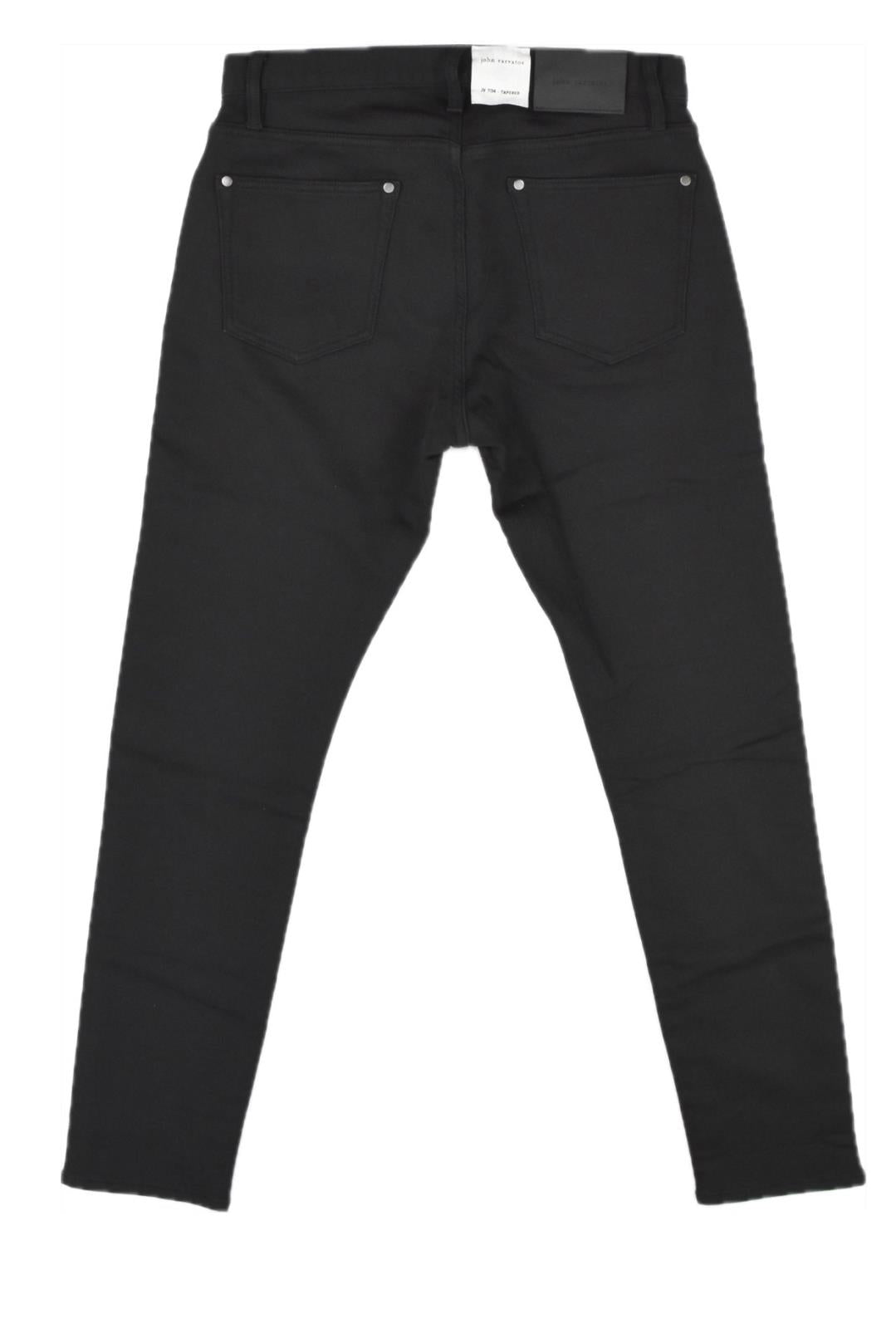 John Varvatos Men's Black French Terry Tapered Jeans 32 NEW $428 Z704Z1-EBTA