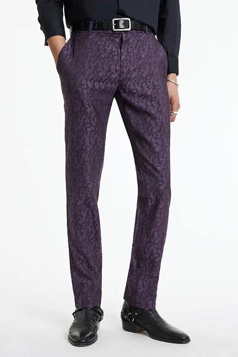 John Varvatos Men's Slim Wool Purple Haze Pants Size 32 X 32   $498  P512Z1-EBCA