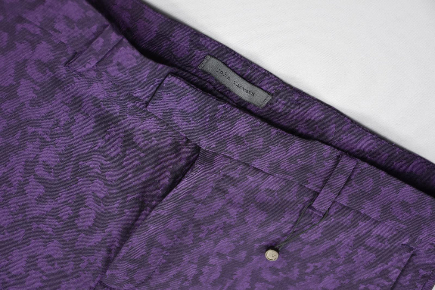 John Varvatos Men's Slim Wool Purple Haze Pants Size 32 X 32   $498  P512Z1-EBCA