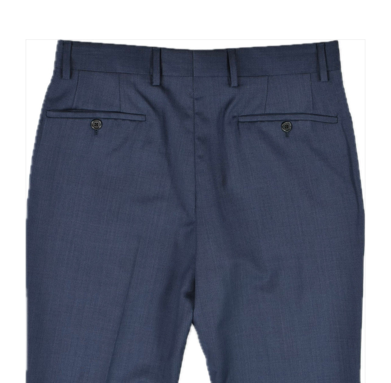 Tag-less John Varvatos Men's Navy Wool Flat Front Suit Pants 30 New QR1346930