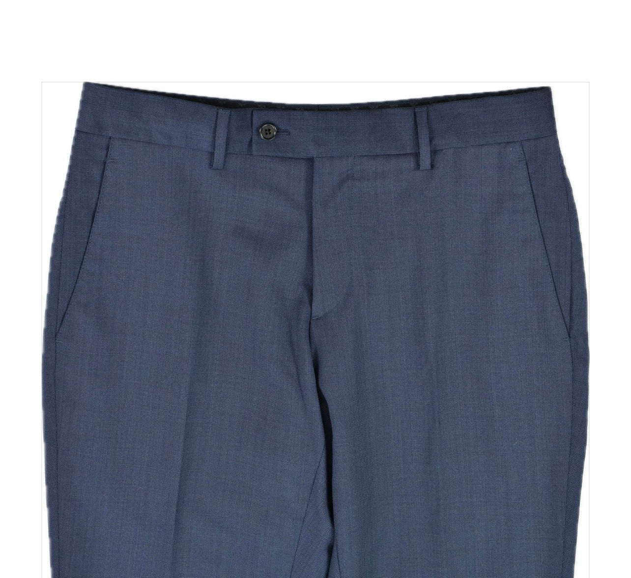 Tag-less John Varvatos Men's Navy Wool Flat Front Suit Pants 30 New QR1346930