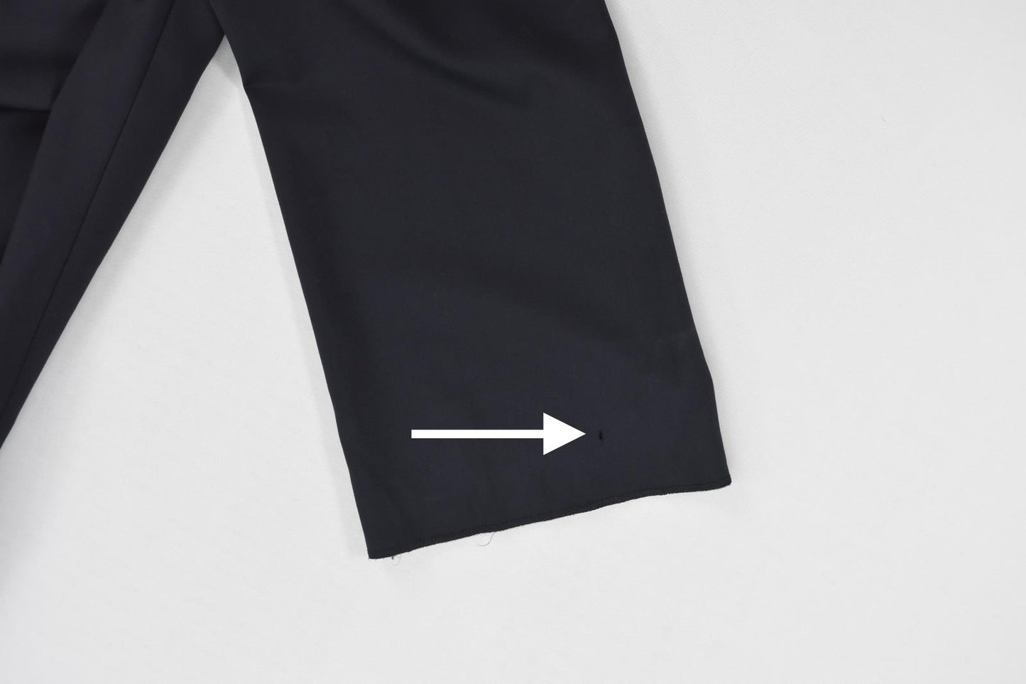 John Varvatos Men's Black Wool Flat Front Dress Pants 32 New Imperfect