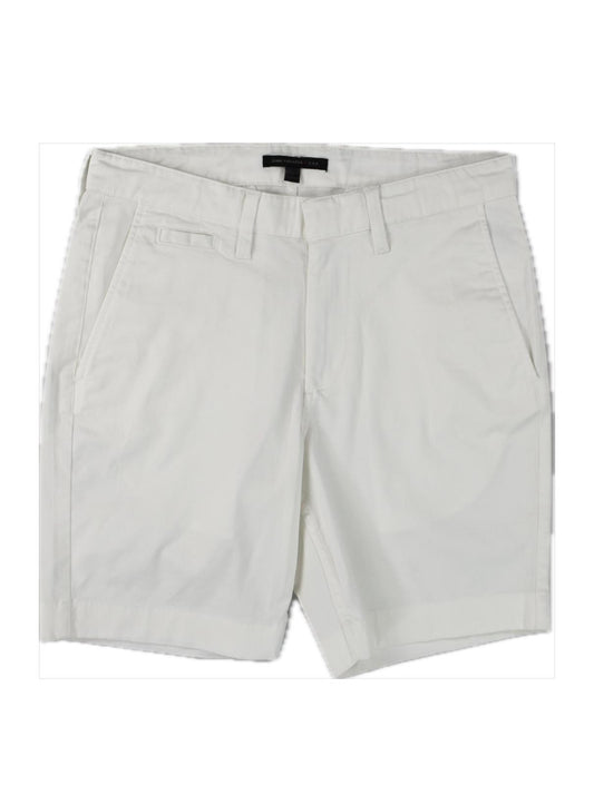 John Varvatos Star USA White Robbie Cotton Shorts 31 S165V1B-BMEA $128 Imperfect