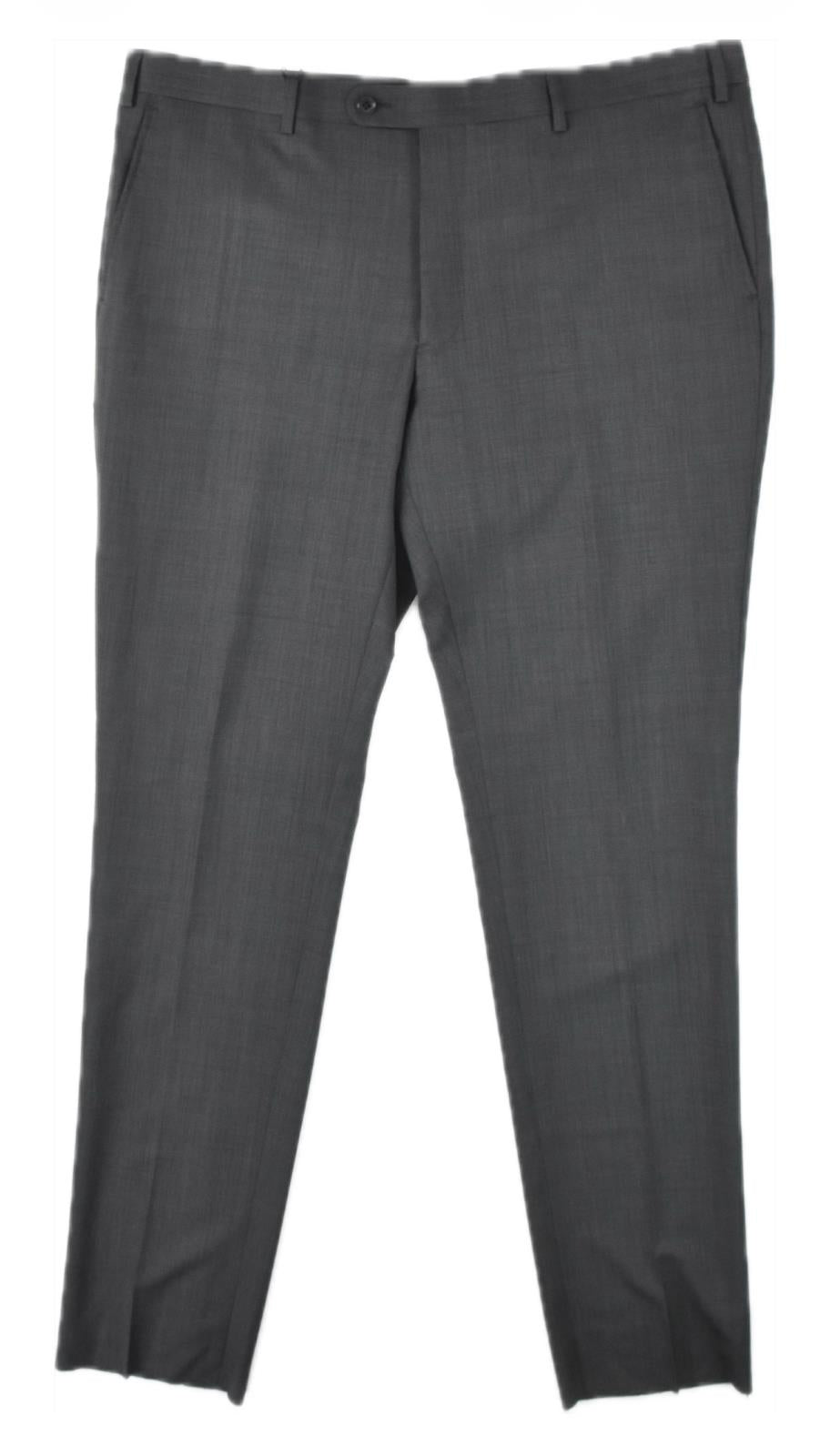 John Varvatos Men's Bedford Gray Flat Front Pants 38 New $198    762063