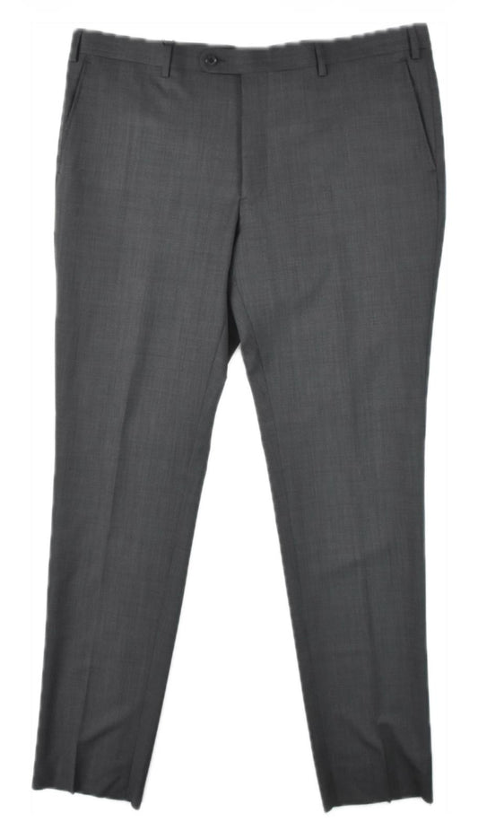 John Varvatos Men's Bedford Gray Flat Front Pants 38 New $198    762063